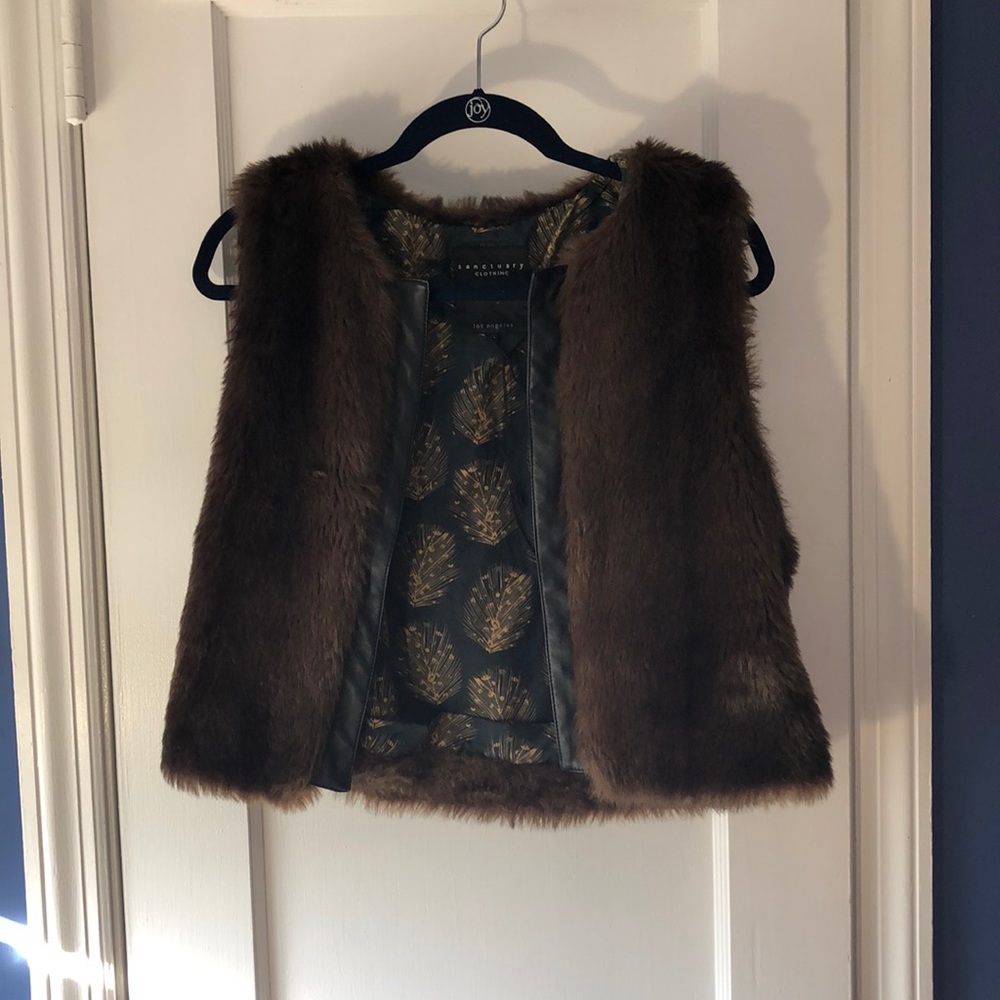 Anthropologie (Sanctuary) Faux Fur Vest!
